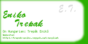 eniko trepak business card